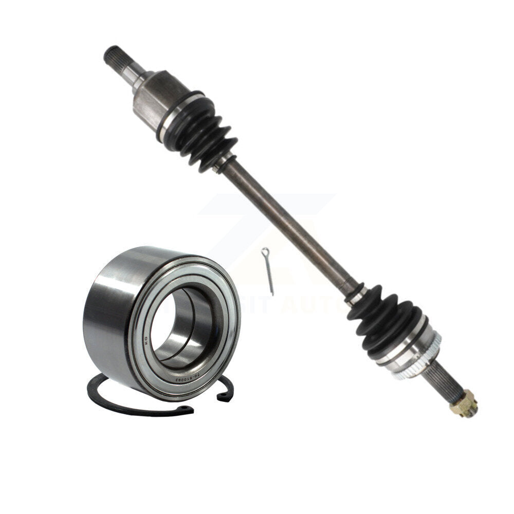 CV Axle Drive Shaft Assembly And Bearing Front Left Kit For Hyundai Elantra