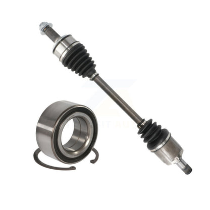CV Axle Drive Shaft Assembly And Wheel Bearing Front Left Kit For Honda Accord