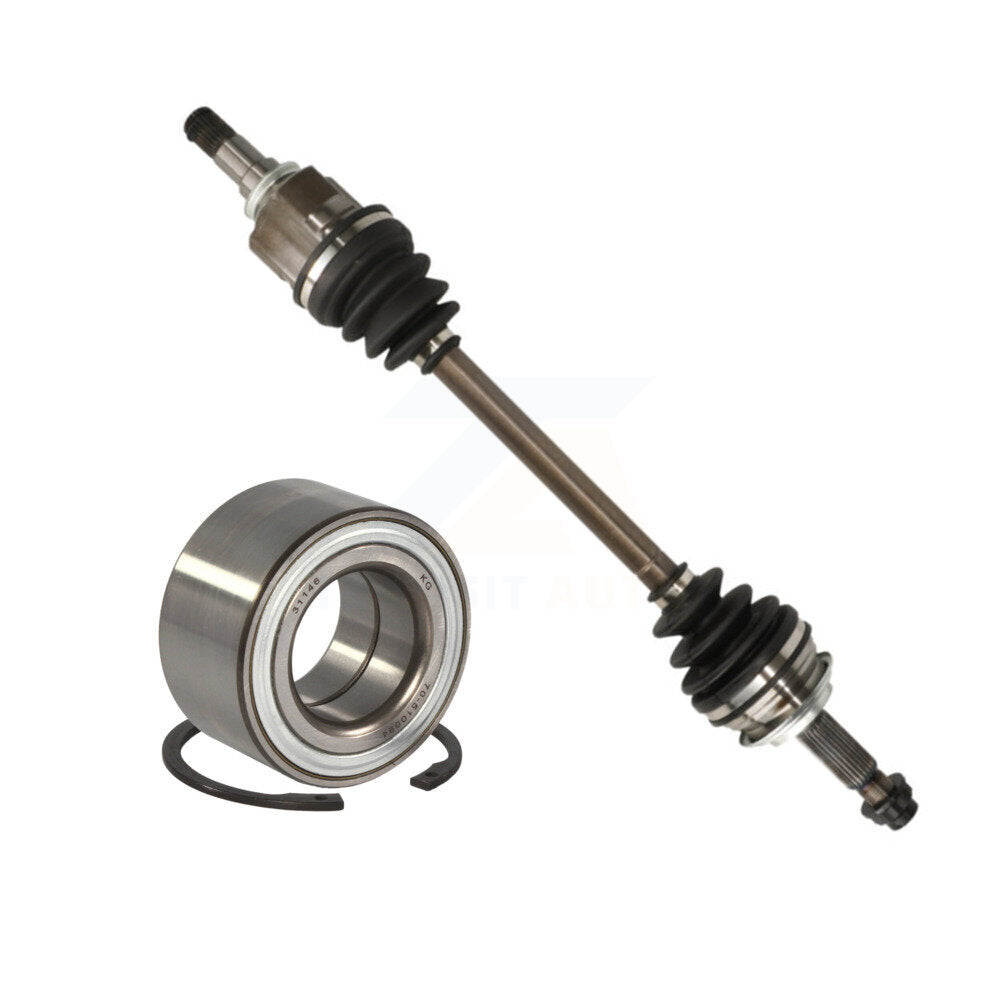 CV Axle Drive Shaft Assembly And Wheel Bearing Front Left Kit For Toyota Yaris