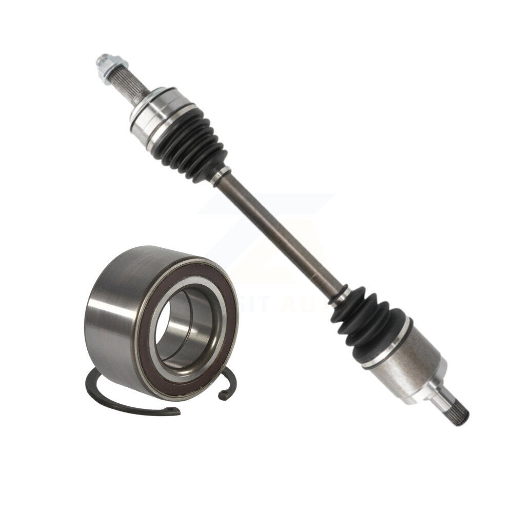 CV Axle Drive Shaft Complete Assembly And Bearing Front Left Kit For Honda CR-V