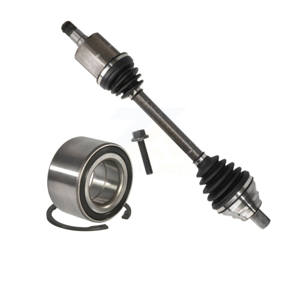 CV Axle Drive Shaft And Bearing Front Left Kit For Volkswagen Jetta Audi TT
