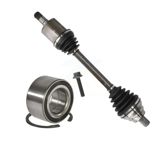 CV Axle Drive Shaft And Bearing Front Left Kit For Volkswagen Jetta Audi TT