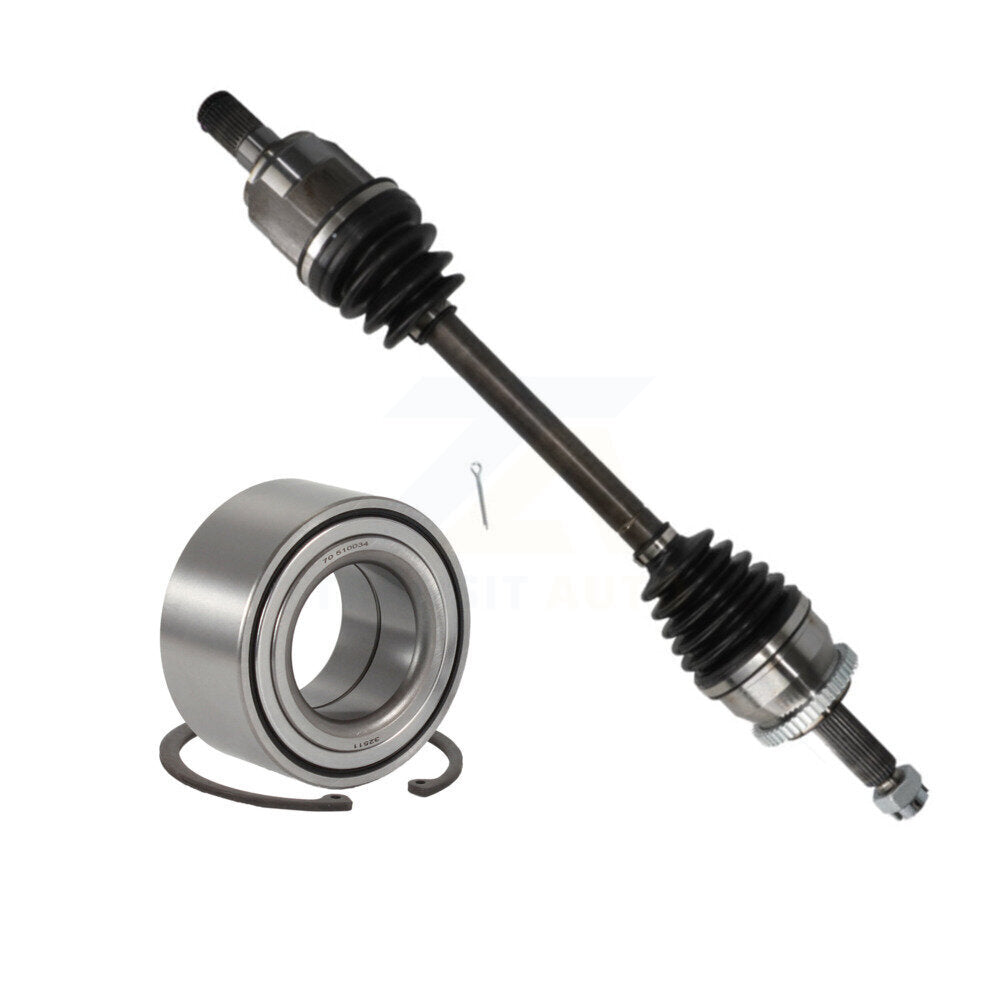 CV Axle Drive And Bearing Front Left Kit For Hyundai Sonata VIN C (8th Digit)