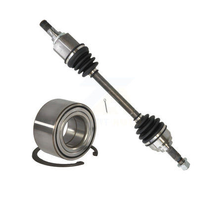 CV Axle Drive Shaft Assembly And Bearing Front Left Kit For Nissan Versa Note