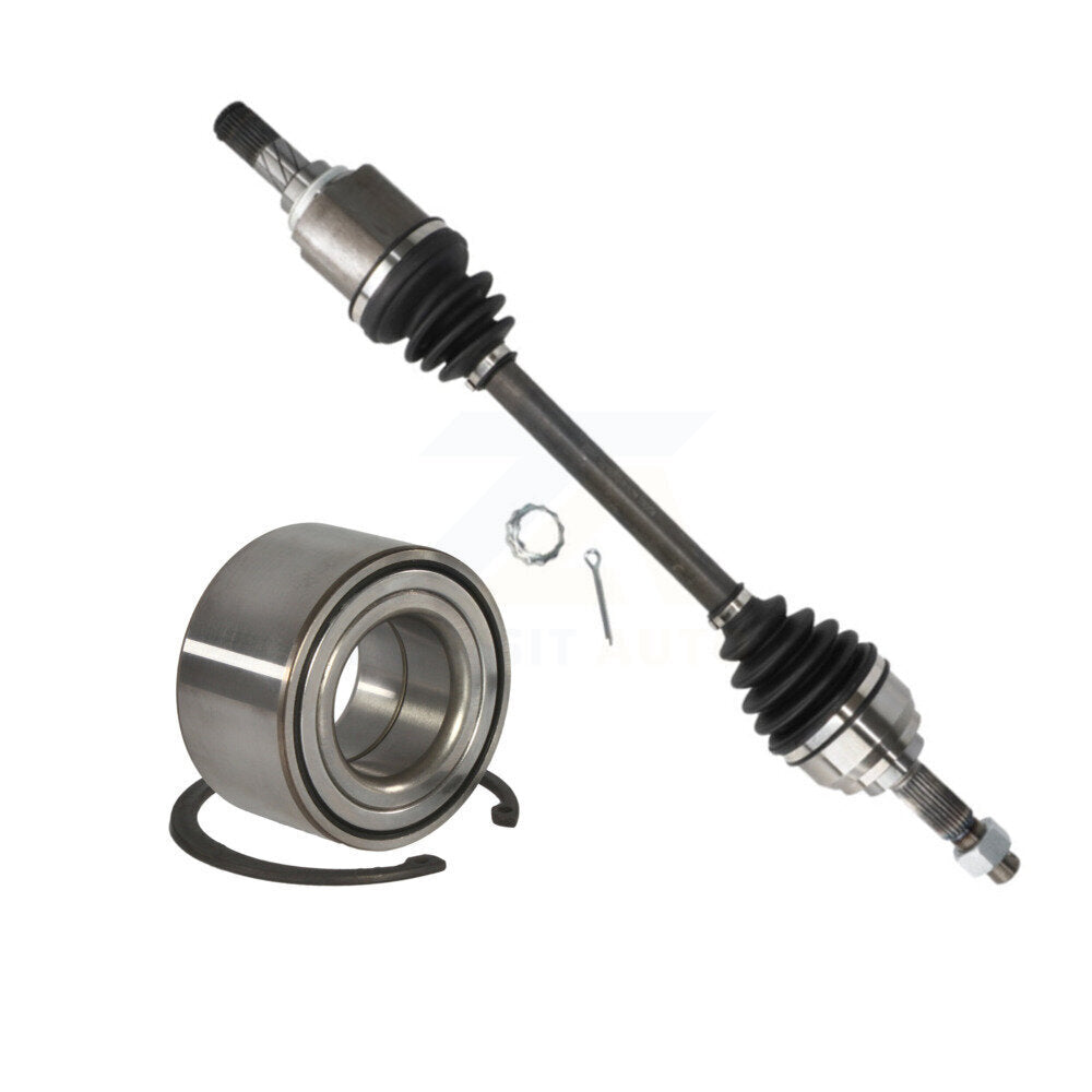 CV Axle & Bearing Front Left Kit For Nissan Versa 1.6L with Manual transmission