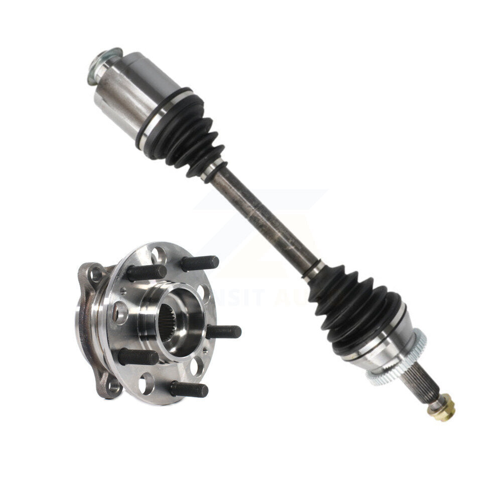 CV Axle Drive Shaft And Wheel Hub Bearing Front Right Kit For Hyundai Santa Fe