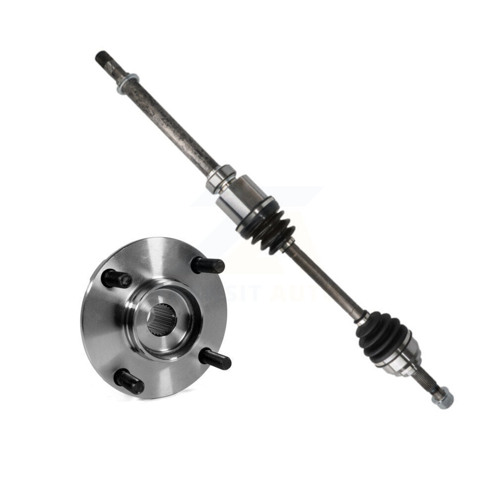 CV Axle Drive Shaft And Wheel Hub Bearing Front Right Kit For Nissan Versa Cube