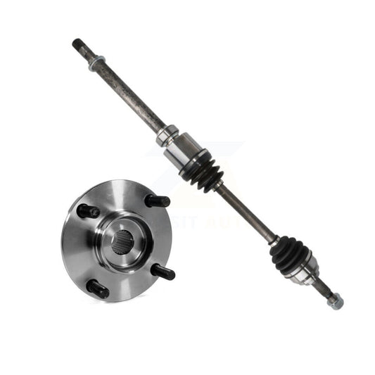 CV Axle Drive Shaft And Wheel Hub Bearing Front Right Kit For Nissan Versa Cube