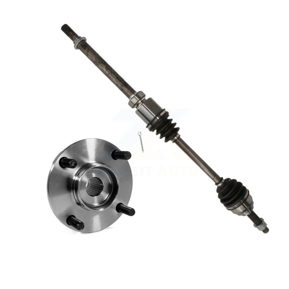 CV Axle Drive Shaft And Wheel Hub Bearing Front Right Kit For Nissan Versa Cube