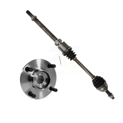 CV Axle Drive Shaft And Wheel Hub Bearing Front Right Kit For Nissan Versa Cube
