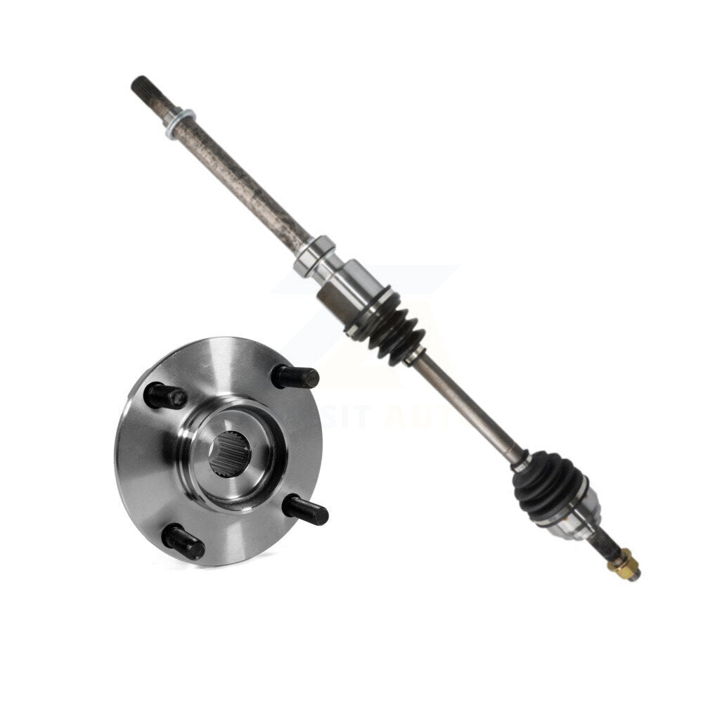 CV Axle Drive Shaft And Hub Bearing Front Right Kit For Nissan Versa w o CVT
