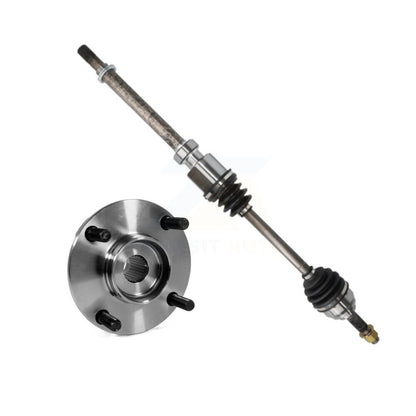 CV Axle Drive Shaft And Hub Bearing Front Right Kit For Nissan Versa w o CVT