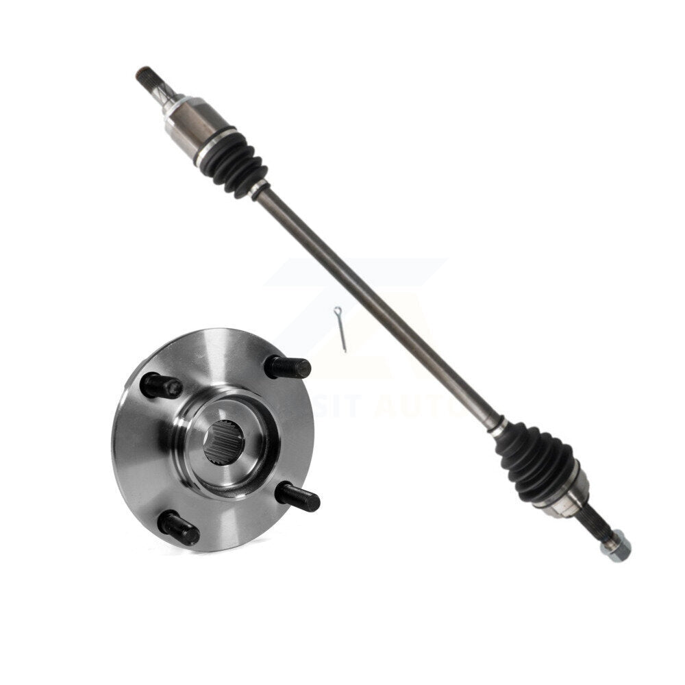 CV Axle Drive Shaft And Hub Bearing Front Right Kit For Nissan Versa w o CVT
