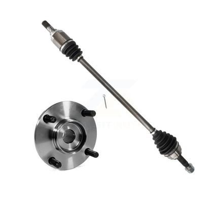 CV Axle Drive Shaft And Hub Bearing Front Right Kit For Nissan Versa w o CVT