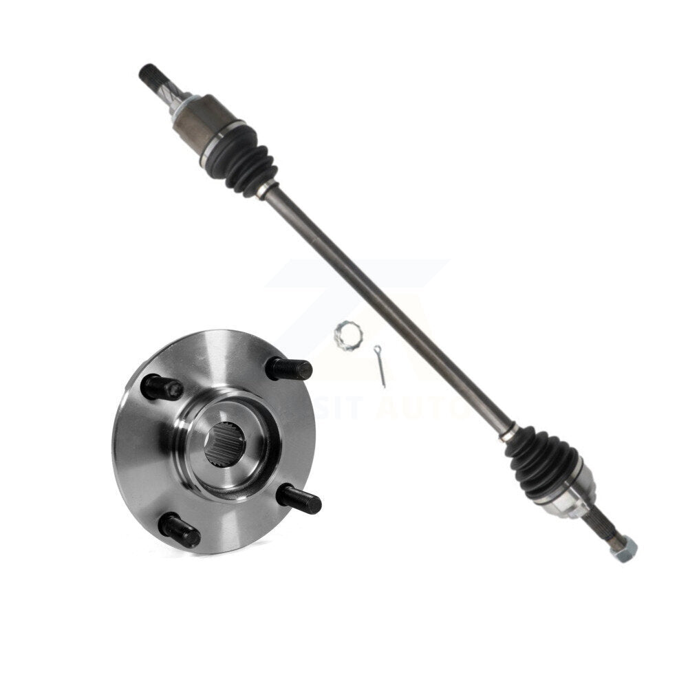 CV Axle Drive Shaft And Hub Bearing Assembly Front Right Kit For Nissan Versa