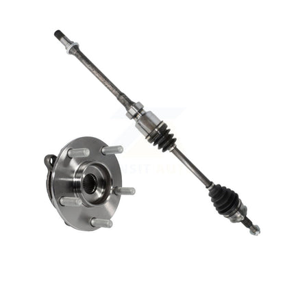 CV Axle Drive Shaft And Wheel Hub Bearing Assembly Front Right Kit For Mazda 3