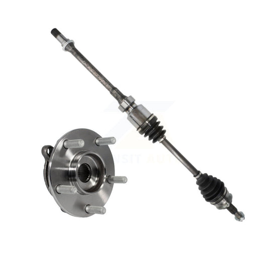 CV Axle Drive Shaft And Wheel Hub Bearing Assembly Front Right Kit For Mazda 3