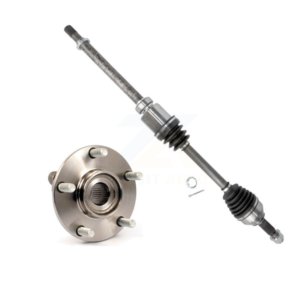 CV Axle Drive Shaft And Bearing Front Right Kit For Nissan Rogue Sentra Select