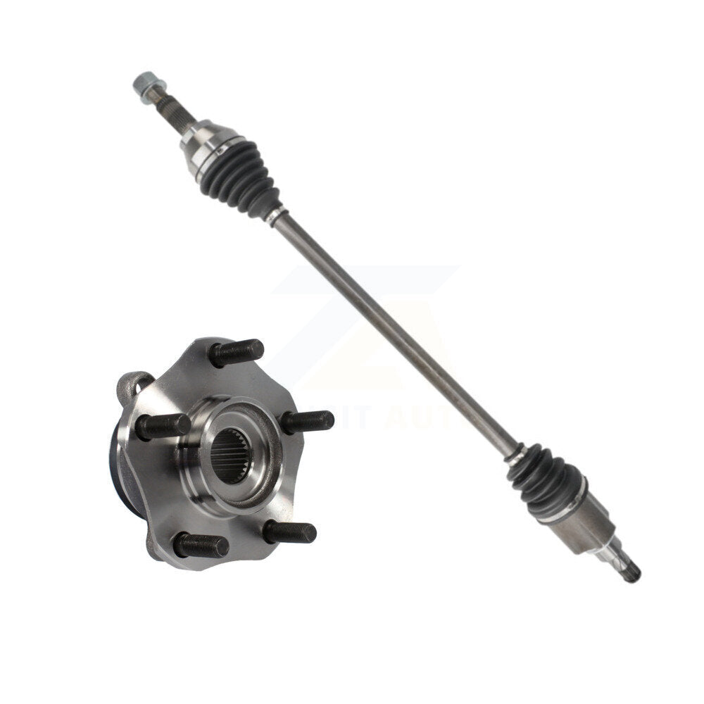 CV Axle Drive Shaft And Hub Bearing Assembly Front Right Kit For Nissan Sentra