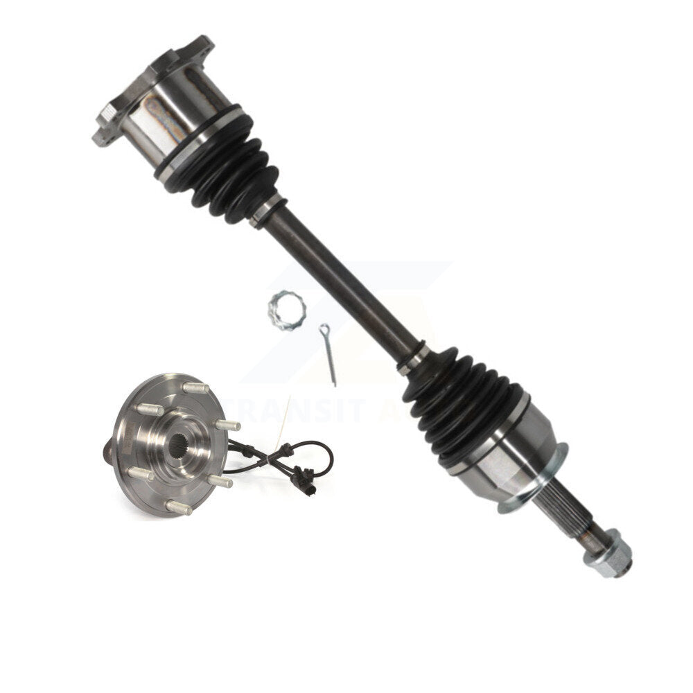CV Axle Drive Shaft And Hub Bearing Front Right Kit For Nissan TITAN Armada 4WD