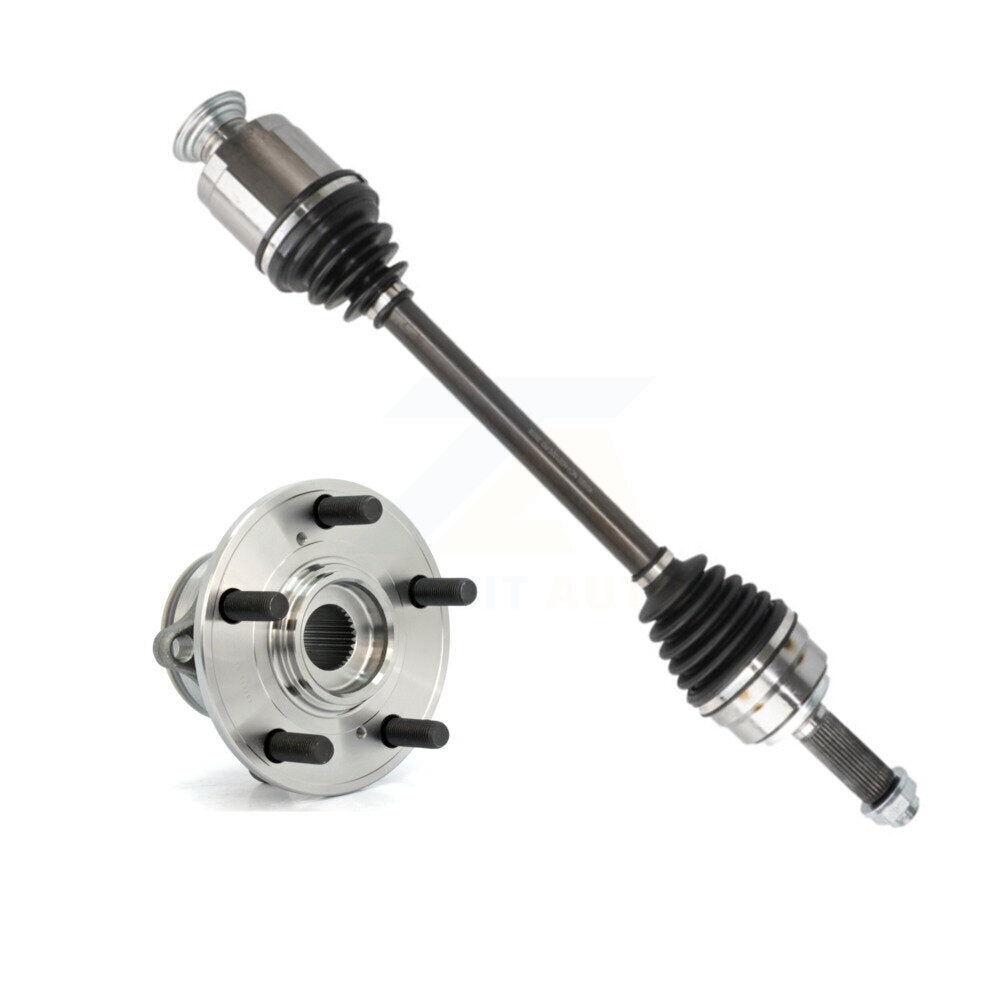 CV Axle Drive Shaft And Hub Bearing Front Right Kit For 2010-2013 Acura MDX ZDX