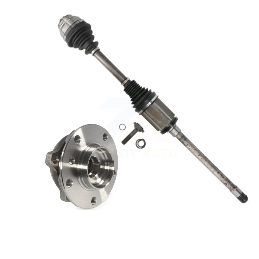 CV Axle Shaft And Hub Bearing Front Right Kit For BMW 535i xDrive 528i 640i AWD