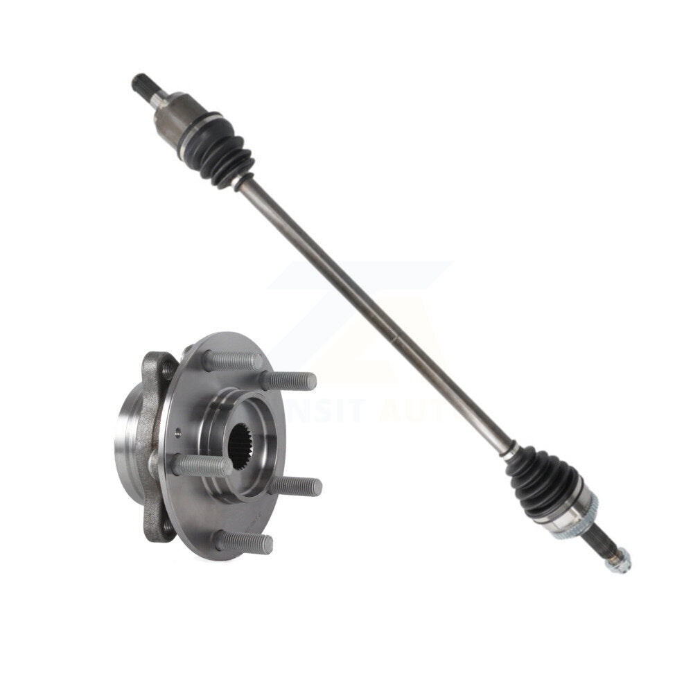 CV Axle Drive Shaft And Wheel Hub Bearing Front Right Kit For Hyundai Elantra GT
