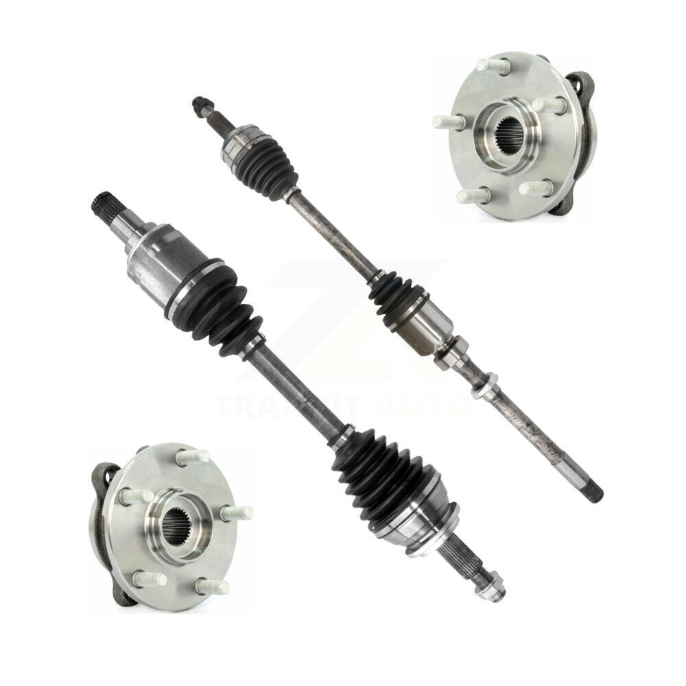 CV Axle Drive Shaft And Complete Hub Bearing Assembly Front Kit For Toyota RAV4