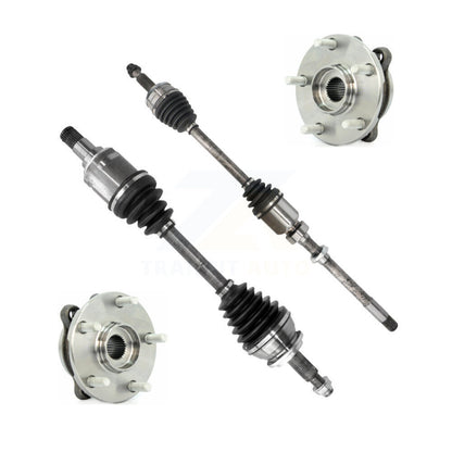 CV Axle Drive Shaft And Complete Hub Bearing Assembly Front Kit For Toyota RAV4