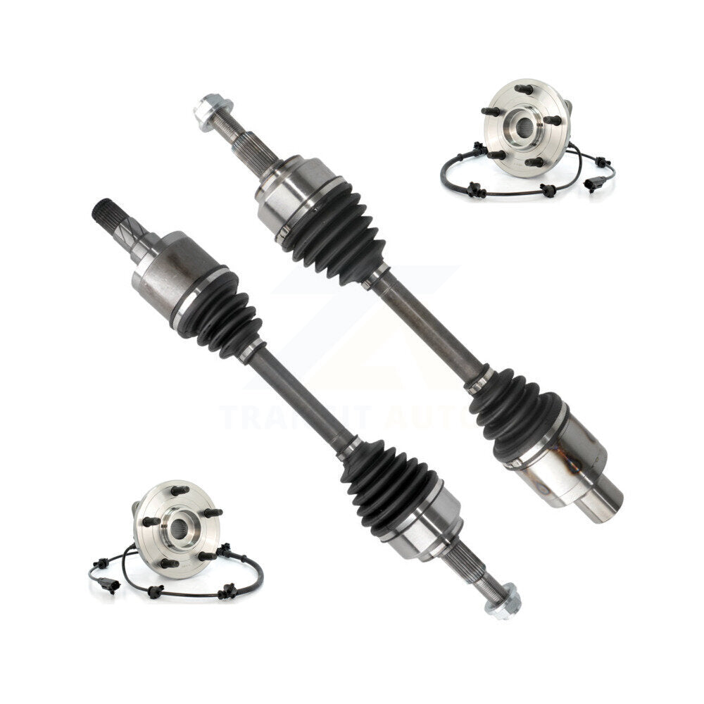 CV Axle Drive Shaft And Hub Bearing Front Kit For Jeep Grand Cherokee Commander