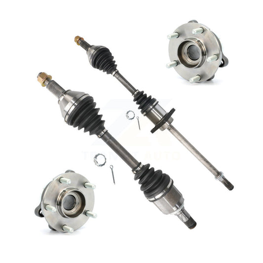 CV Axle Drive Shaft And Wheel Hub Bearing Assembly Front Kit For Nissan Altima