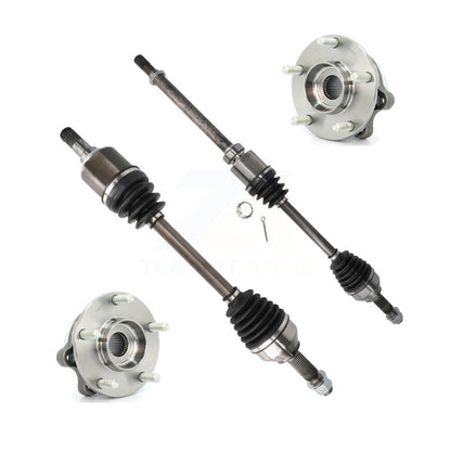 CV Axle Drive Shaft And Wheel Hub Bearing Assembly Front Kit For Nissan Altima