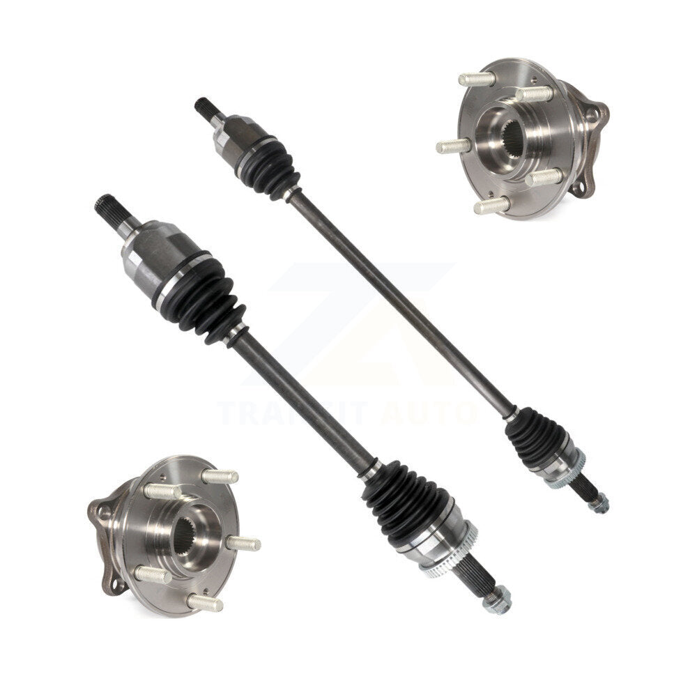 CV Axle Drive Shaft And Hub Bearing Front Kit For Hyundai Sonata Kia Optima