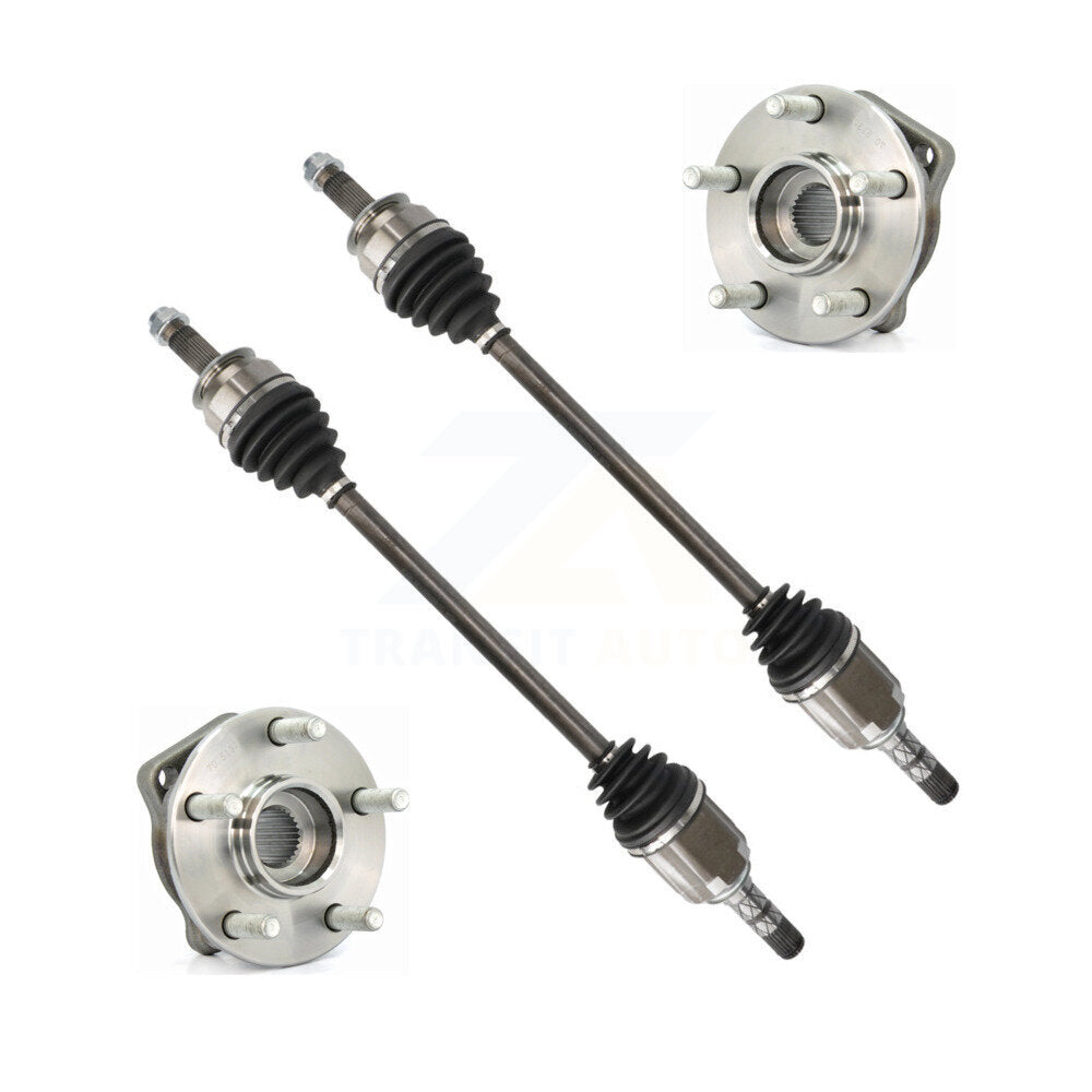 CV Axle Drive Shaft And Bearing Front Kit For 2010-2014 Subaru Outback Legacy