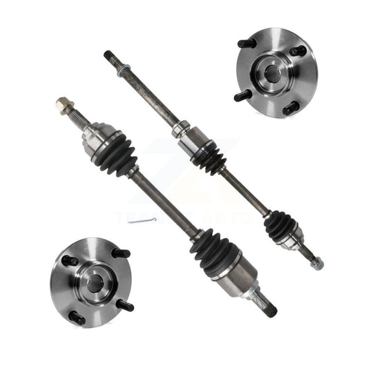 CV Axle Drive Shaft And Hub Bearing Assembly Front Kit For Nissan Versa Cube