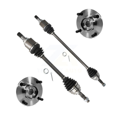 CV Axle Drive Shaft And Complete Hub Bearing Assembly Front Kit For Nissan Versa
