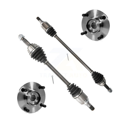 CV Axle Drive Shaft And Hub Bearing Assembly Front Kit For Nissan Versa w o CVT