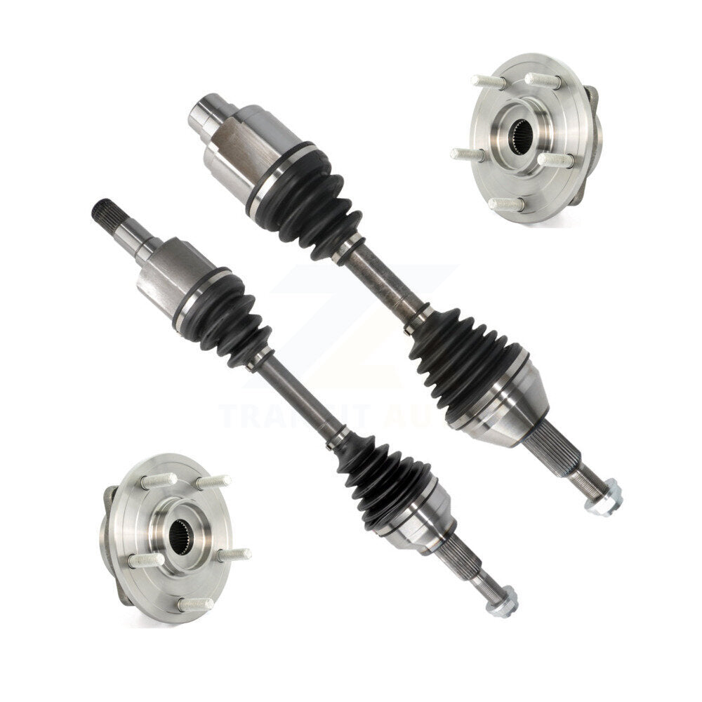CV Axle Drive Shaft And Wheel Hub Bearing Assembly Front Kit For Dodge Journey