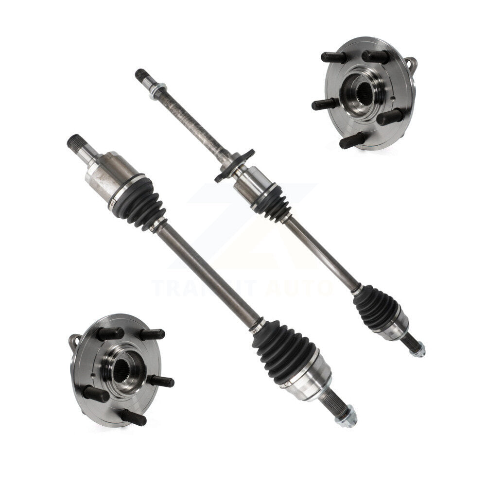 CV Axle Drive Shaft And Wheel Hub Bearing Assembly Front Kit For Honda Odyssey