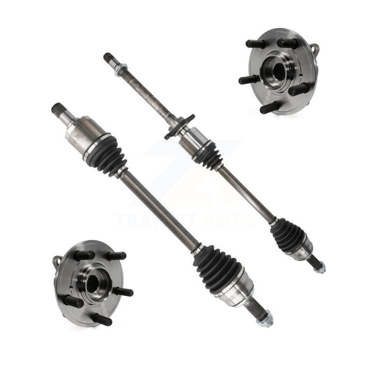 CV Axle Drive Shaft And Wheel Hub Bearing Assembly Front Kit For Honda Odyssey