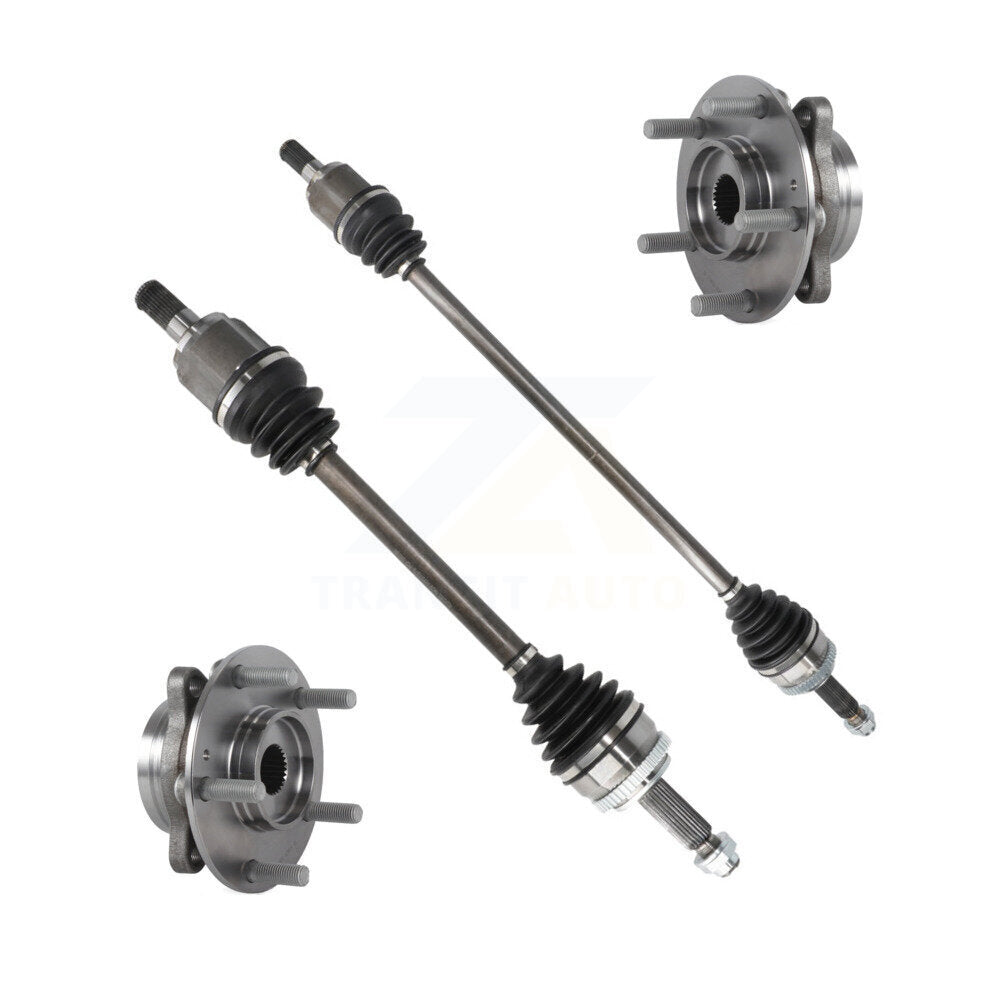 CV Axle Drive Shaft And Hub Bearing Assembly Front Kit For Hyundai Elantra GT