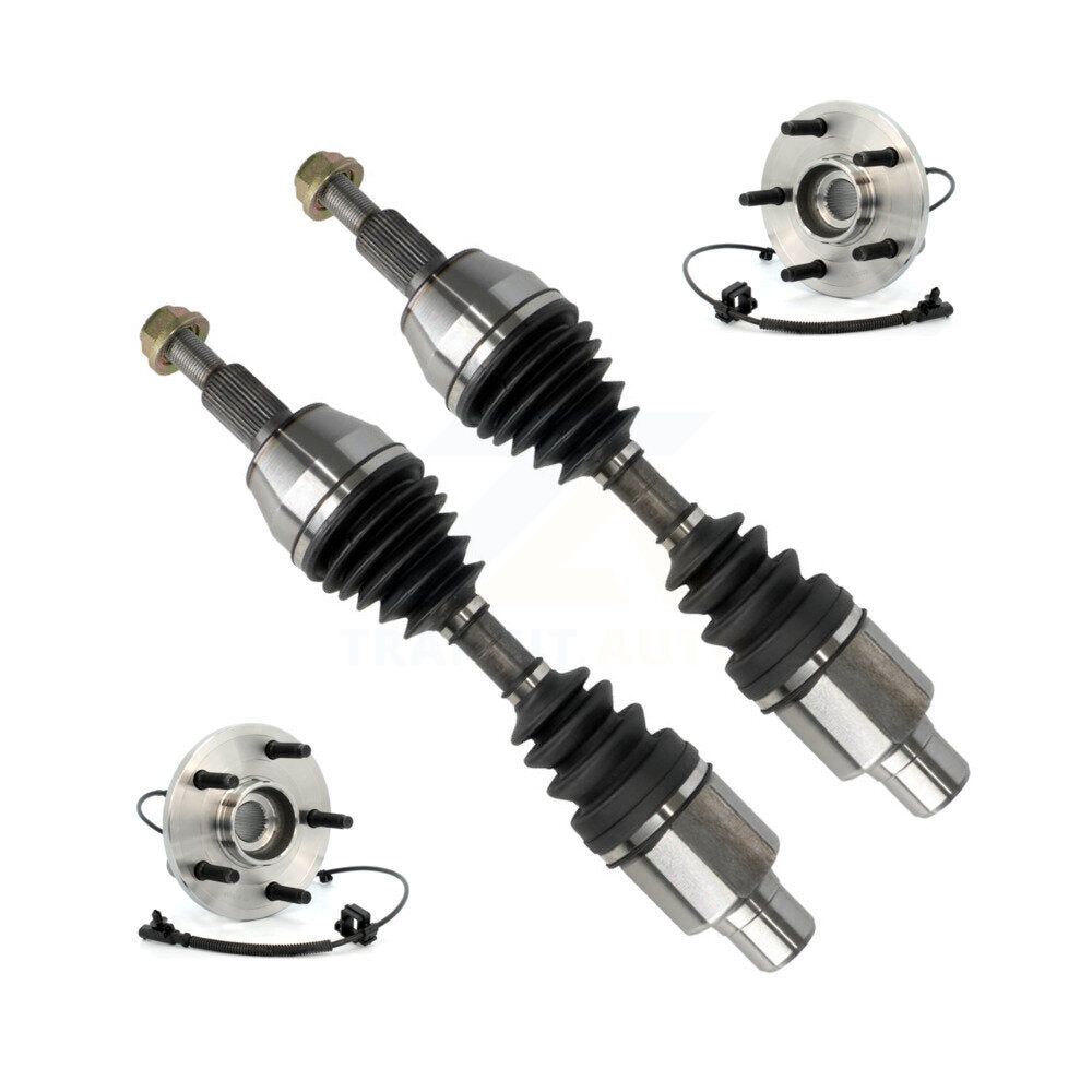 CV Axle Drive Shaft And Bearing Front Kit For Dakota Dodge Ram Mitsubishi Raider