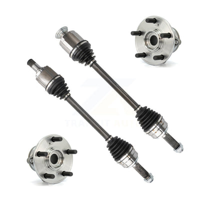CV Axle Drive Shaft And Wheel Hub Bearing Front Kit For 2010-2013 Acura MDX ZDX