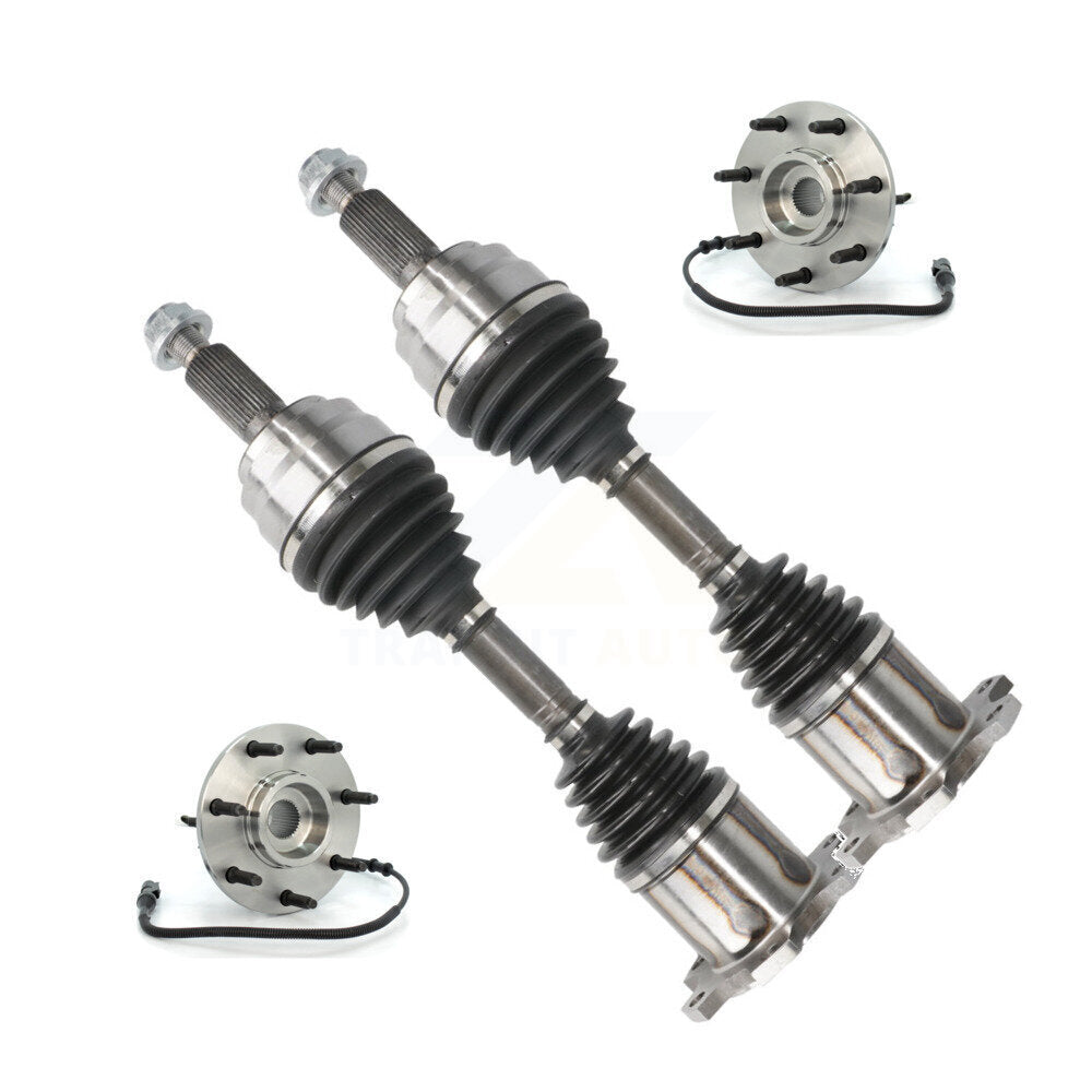 CV Axle Drive Shaft And Hub Bearing Front Kit For Ford F-150 Heritage F-250