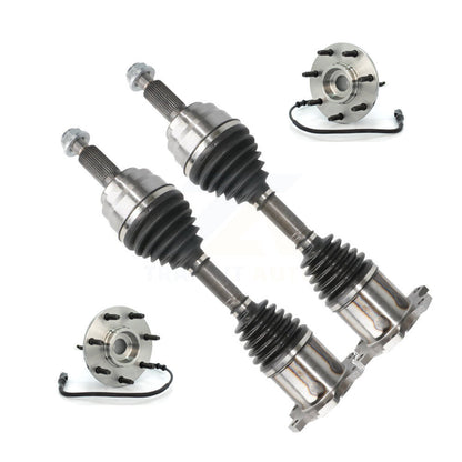 CV Axle Drive Shaft And Hub Bearing Front Kit For Ford F-150 Heritage F-250