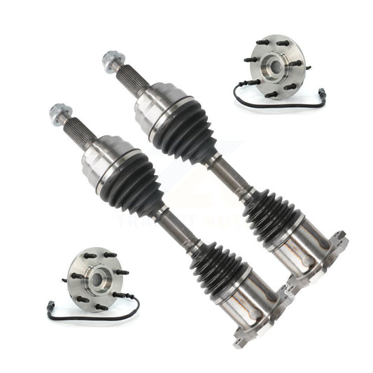 CV Axle Drive Shaft And Hub Bearing Front Kit For Ford F-150 Heritage F-250