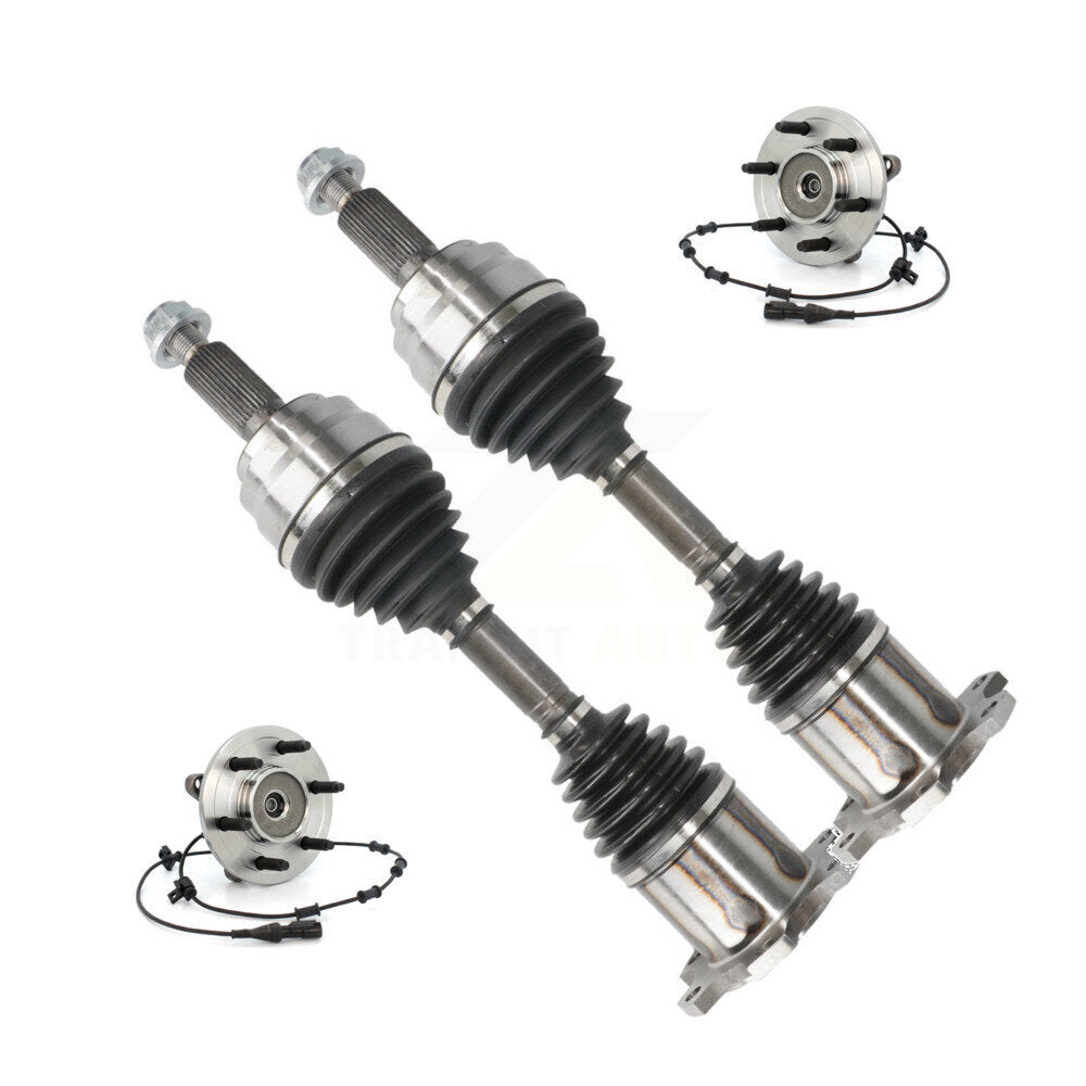 CV Axle Drive Shaft And Bearing Front Kit For Ford Expedition Lincoln Navigator