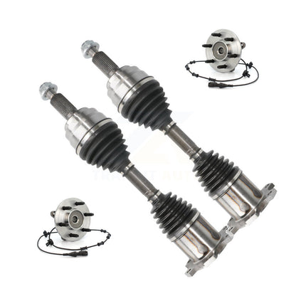 CV Axle Drive Shaft And Bearing Front Kit For Ford Expedition Lincoln Navigator