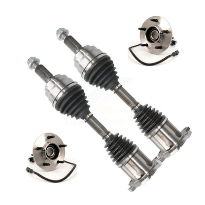 CV Axle Drive Shaft And Bearing Front Kit For Ford F-150 4WD with 4-Wheel ABS