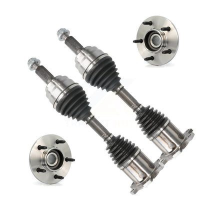 CV Axle Drive Shaft And Bearing Front Kit For Ford F-150 4WD with 2-Wheel ABS